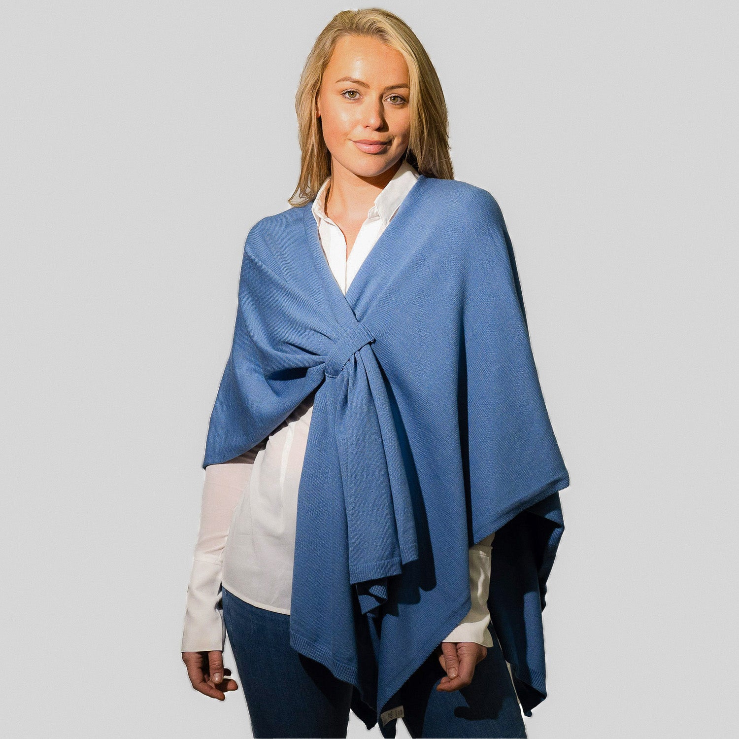 Zelly Denim Pull Through Poncho