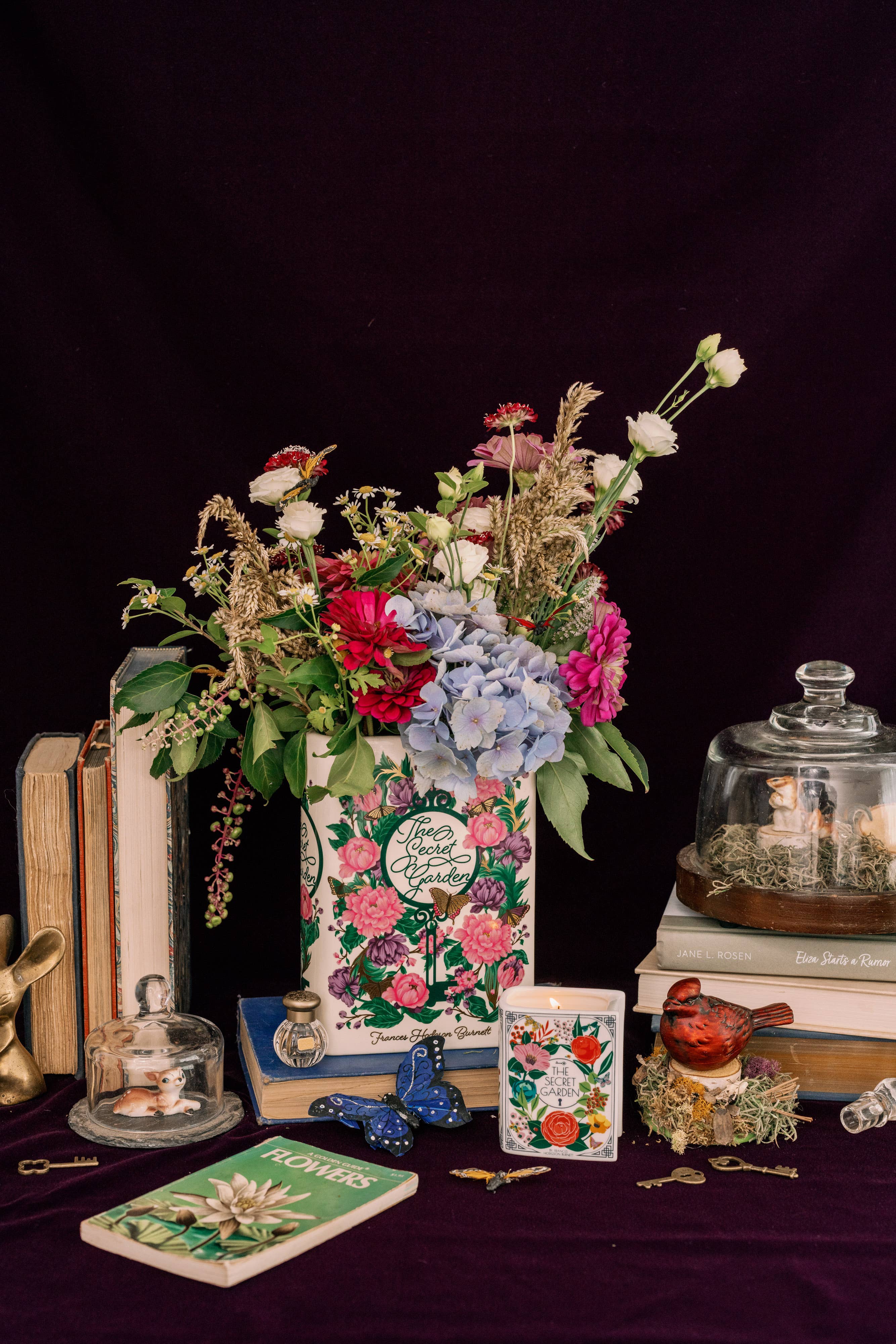 Steel Mill & Co UK - Large Book Vase, The Secret Garden 2 - More Than Just a Gift | Narborough Hall