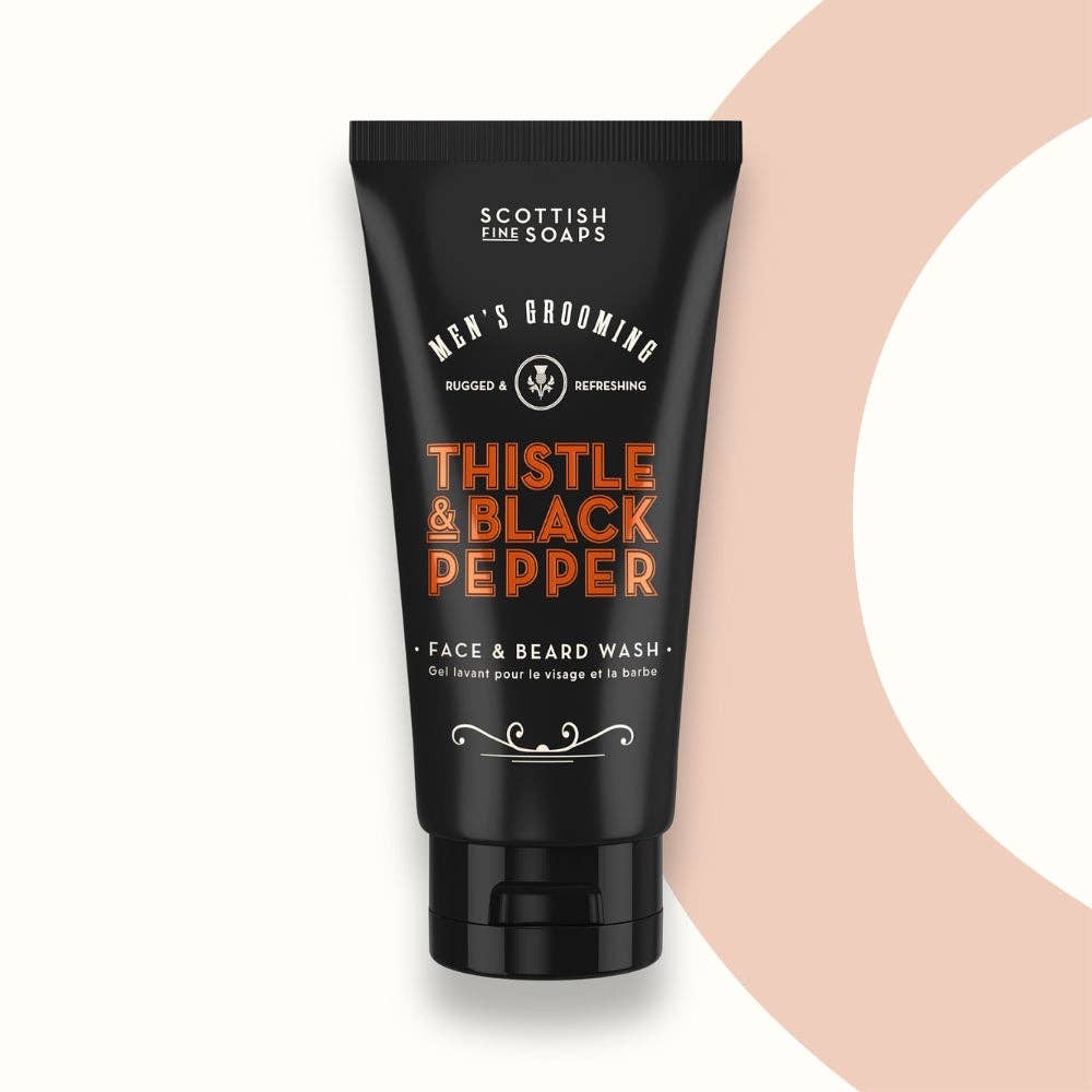 Scottish Fine Soaps - Thistle & Black Pepper Face & Beard Wash 150ml