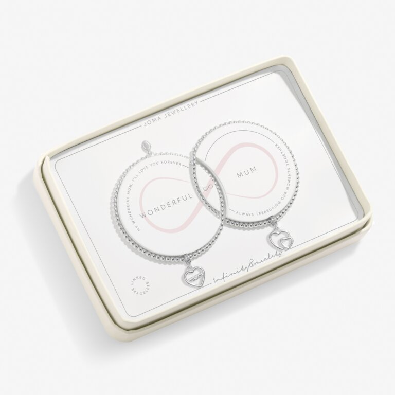 Joma Jewellery Infinity Silver Plated Bracelet 'Wonderful Mum