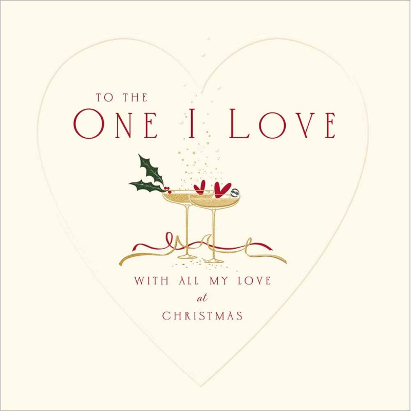 The Proper Mail Company One I Love Christmas Card