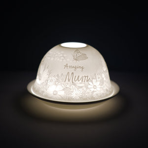 Cello Amazing Mum porcelain tealight dome
