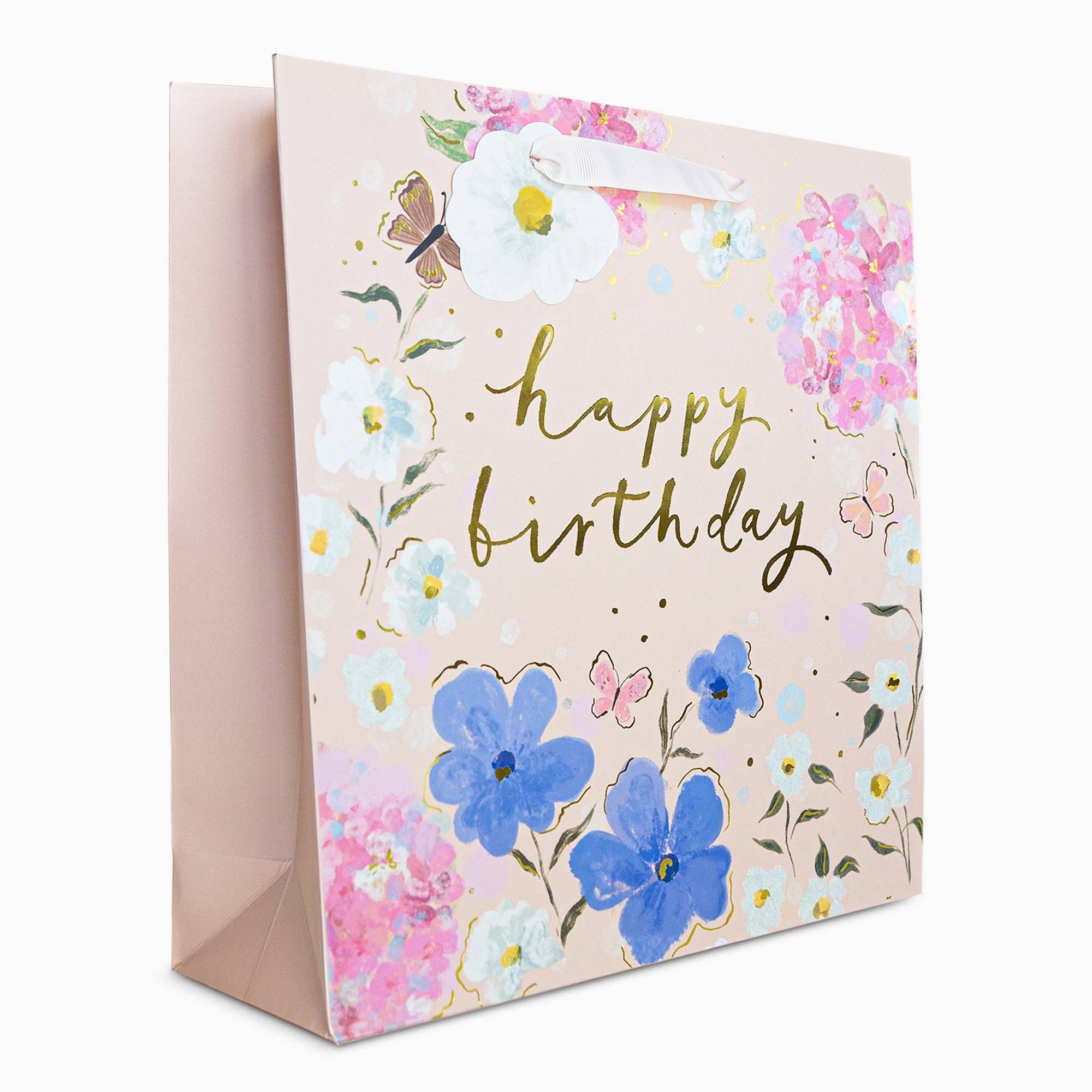 Whistlefish Hydrangea Garden Large Gift Bag