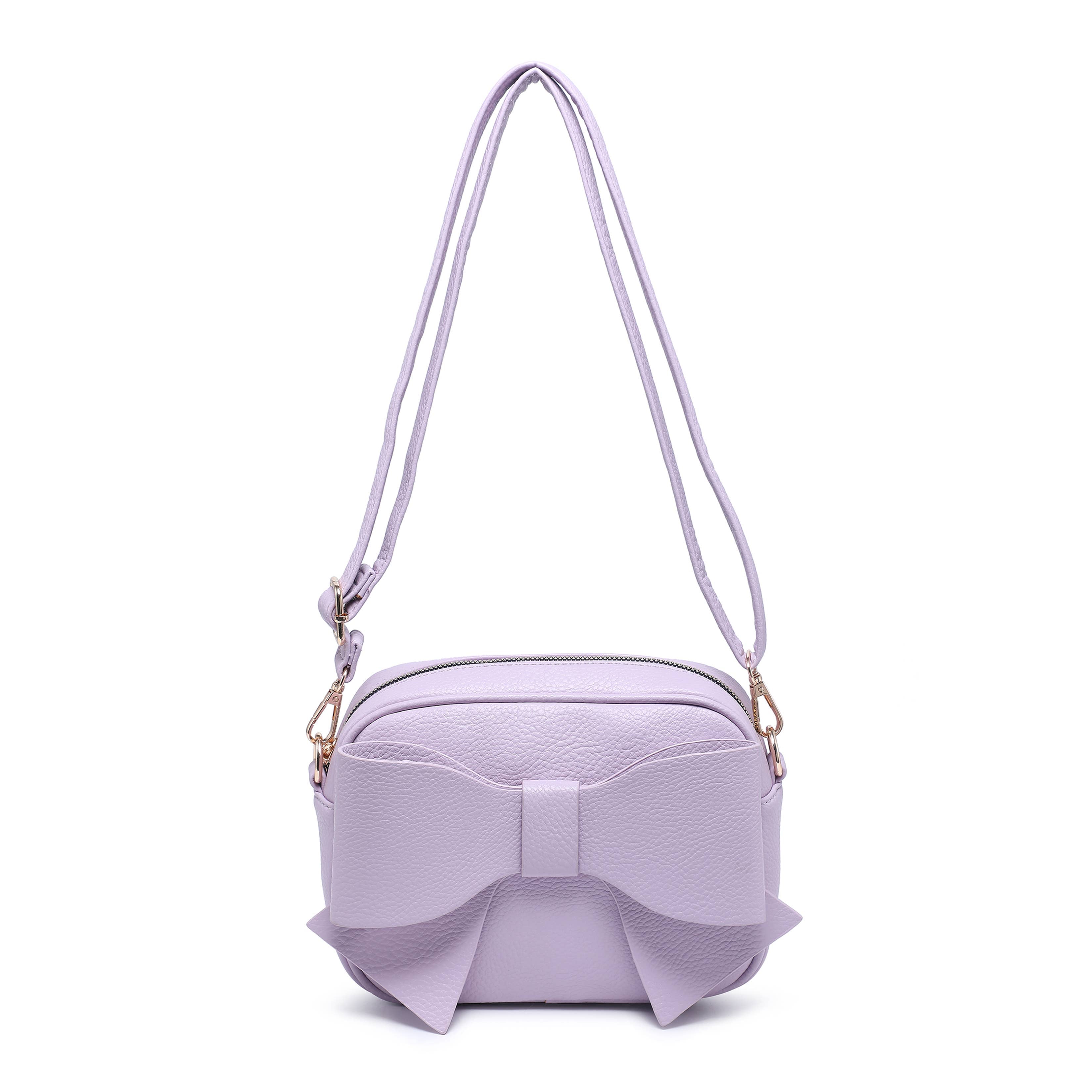 Beau Light Khaki Crossbody Bow Bag