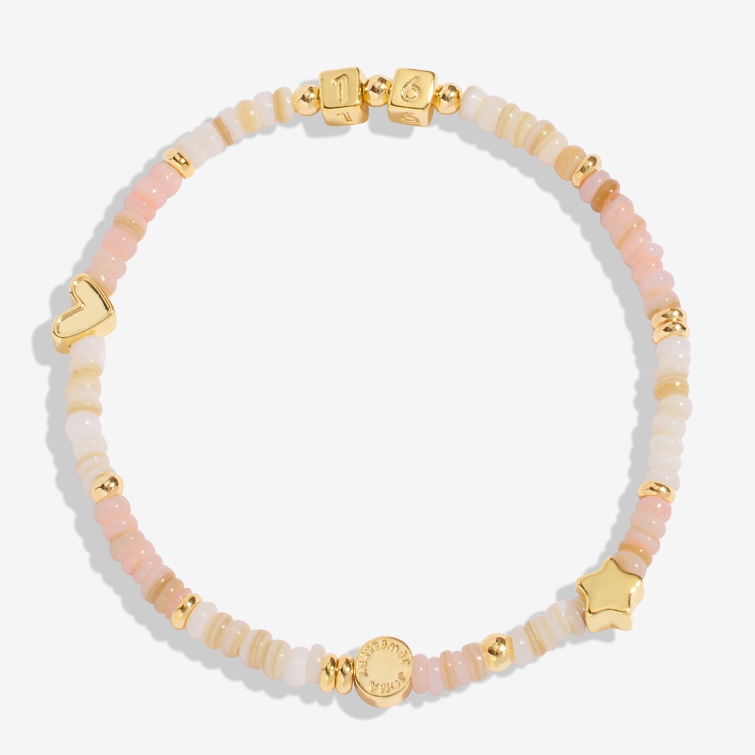 Joma Happy Little Moments '16th Birthday' Bracelet In Gold Plating