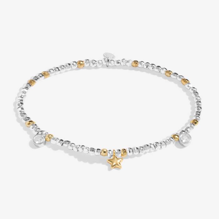 Joma Sparkle Confetti A Little 'One In A Million' Bracelet In Silver & Gold Plating