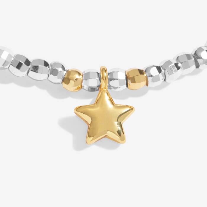 Joma Sparkle Confetti A Little 'One In A Million' Bracelet In Silver & Gold Plating