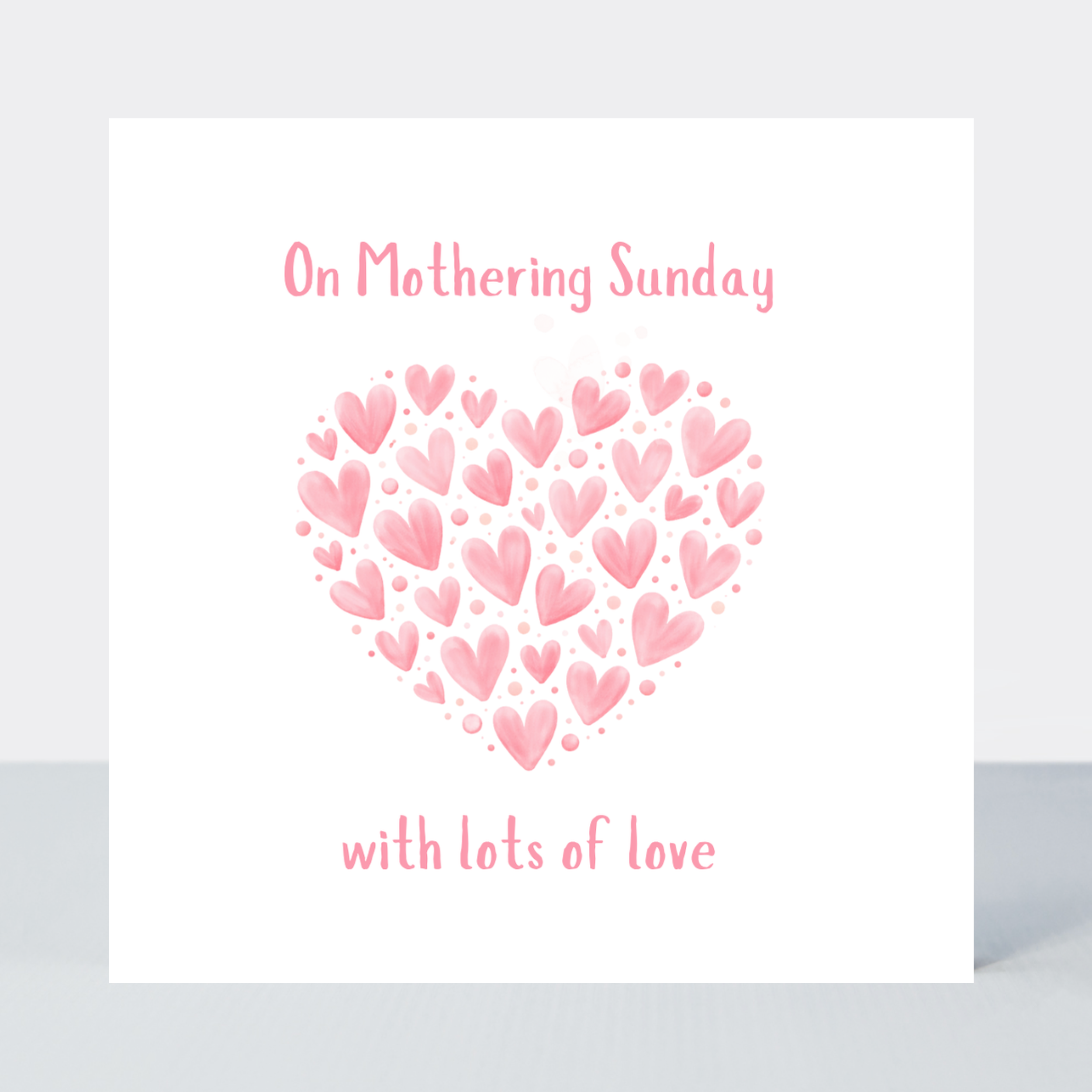 Petimo - Sweet Hearts Mothering Sunday Pink Hearts Lots of Love Card - More Than Just a Gift | Narborough Hall