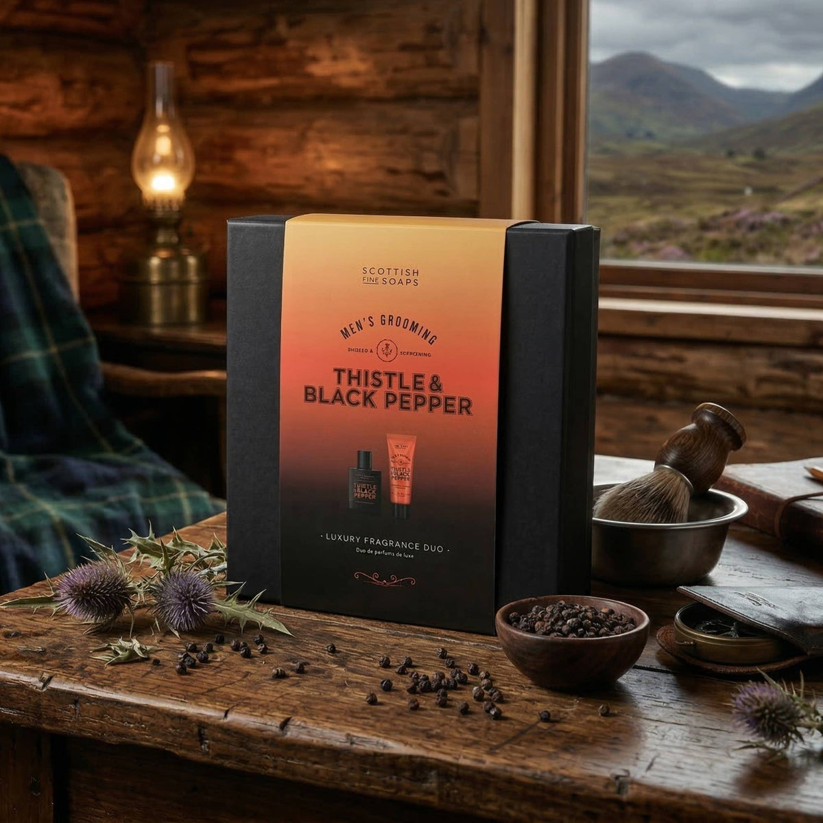 Scottish Fine Soaps - Thistle & Black Pepper Luxury Fragrance Duo