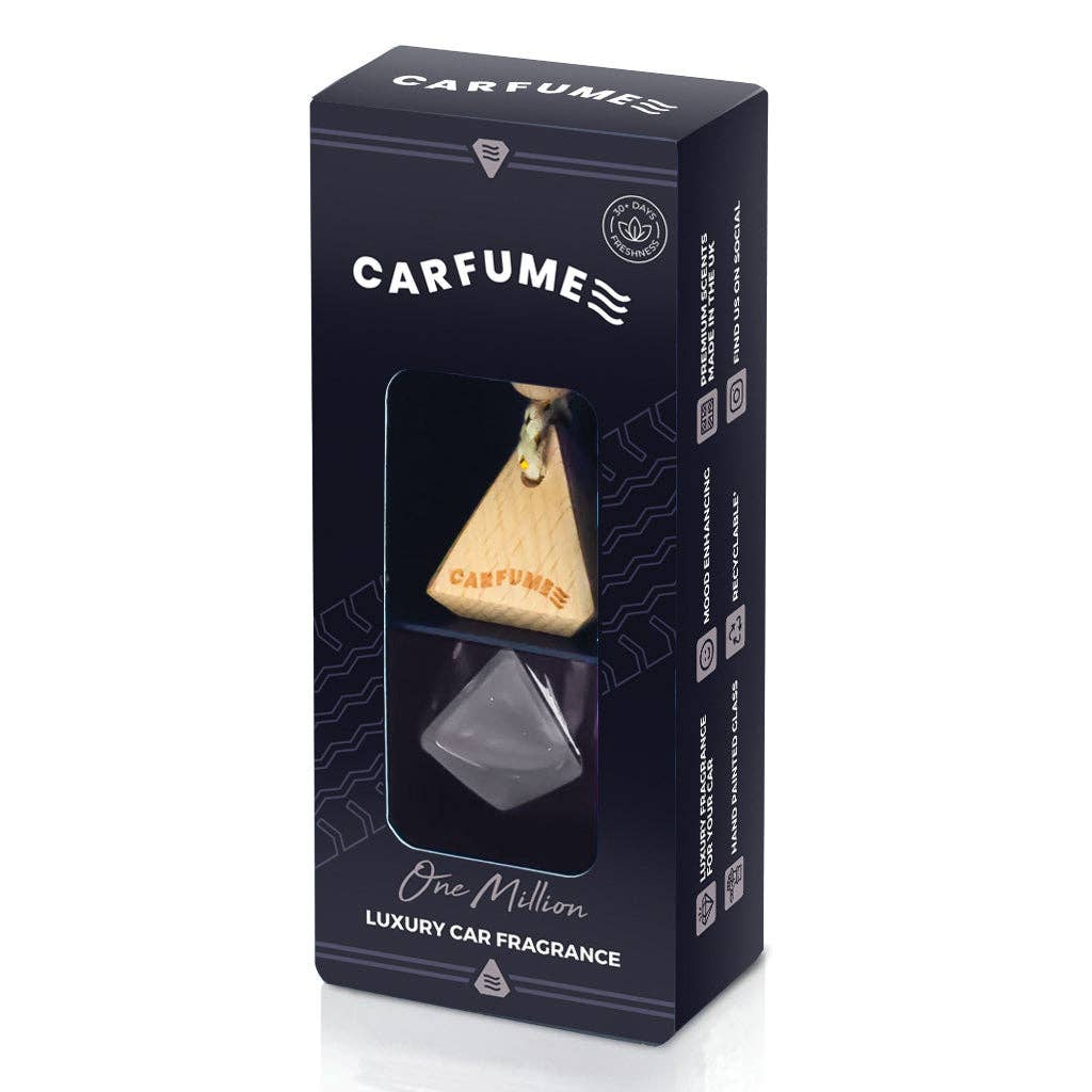 Carfume - Carfume Car Air Freshener - Frosted Black One Million