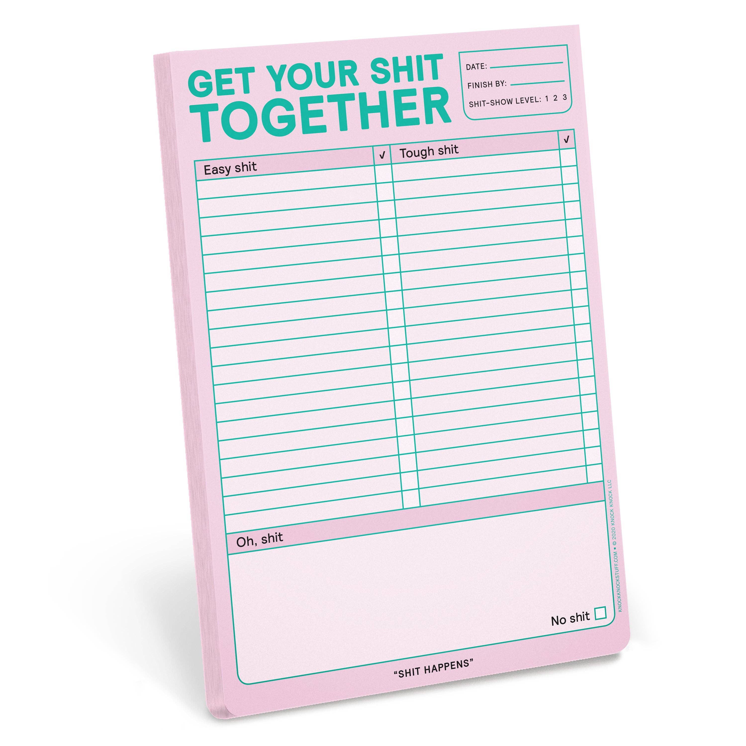 Abrams & Chronicle Books - Knock Knock Get Your Shit Together Pad (Pastel Edition)