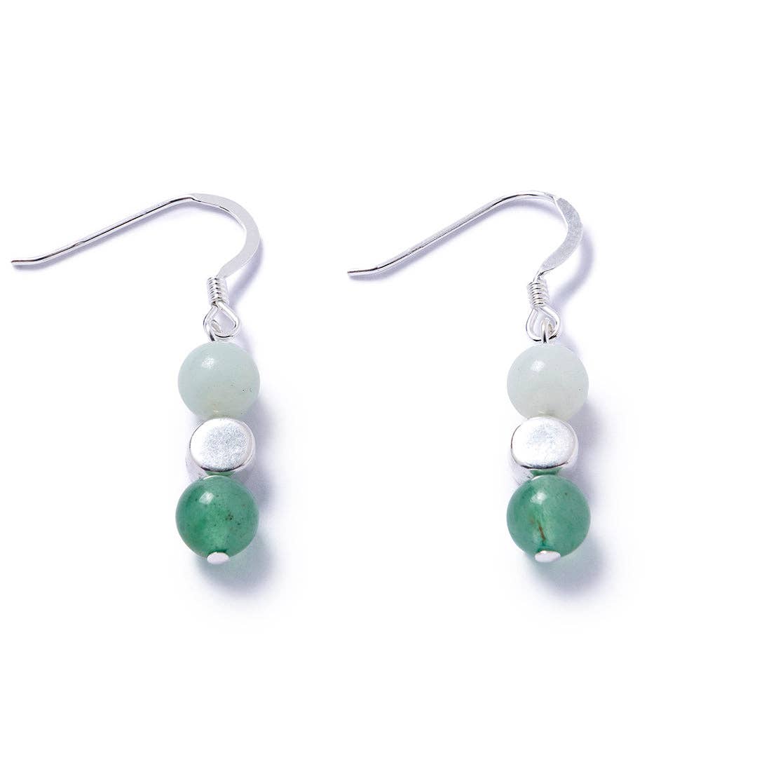 Carrie Elspeth Jewellery - Medley Gemstone Earrings: Teal