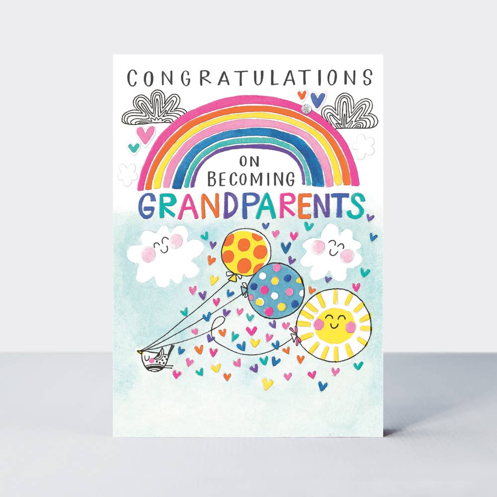 Rachel Ellen Designs Congratulations Grandparents Card