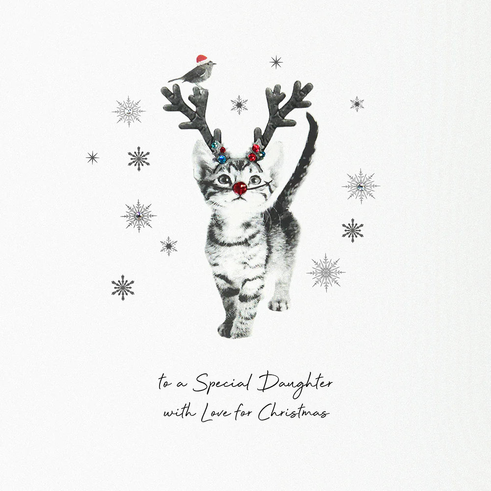 Five Dollar Shake To a Special Daughter Christmas Card