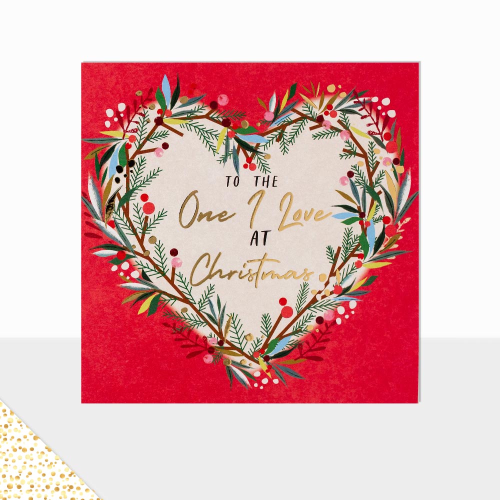 Laura Darrington Aurora Collection To the One I love Christmas Card