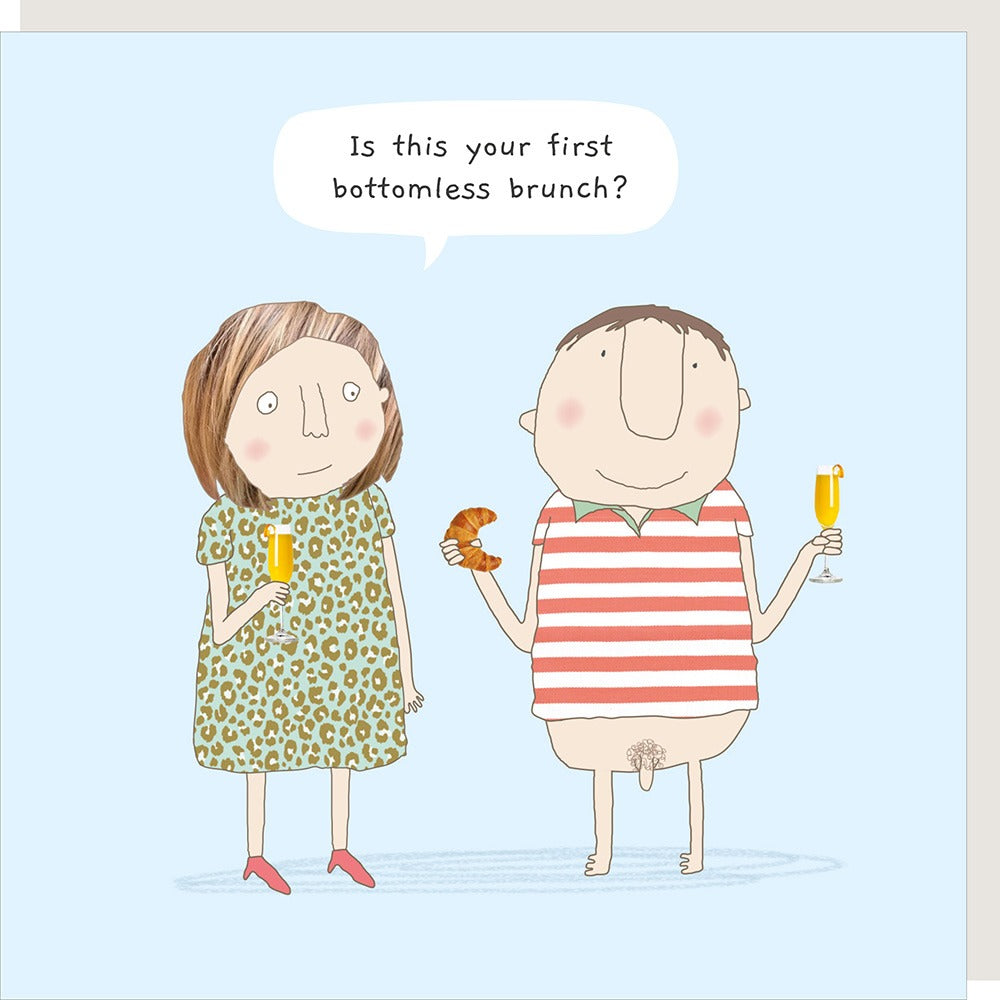 Rosie Made A Thing Bottomless Brunch Card