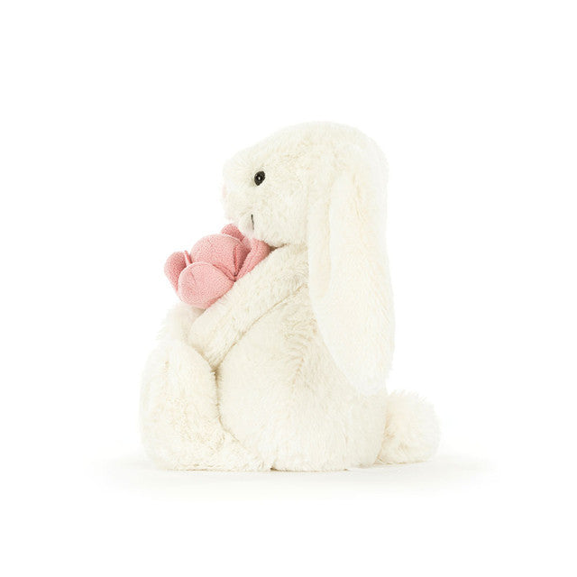 Jellycat Bashful Bunny with Peony
