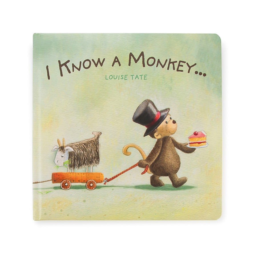 Jellycat I Know a Monkey Book