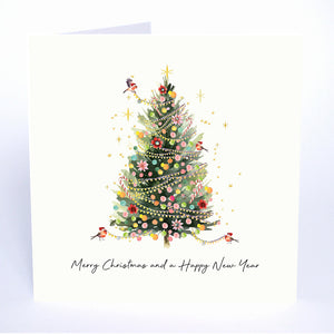 Five Dollar Shake Merry Christmas and a Happy New Year (Tree) Christmas Card