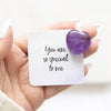 Special to Me Amethyst Heart in a Bag