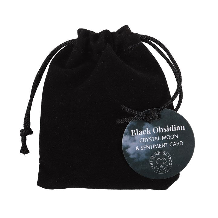 Darkest Nights Black Obsidian Moon in a Bag