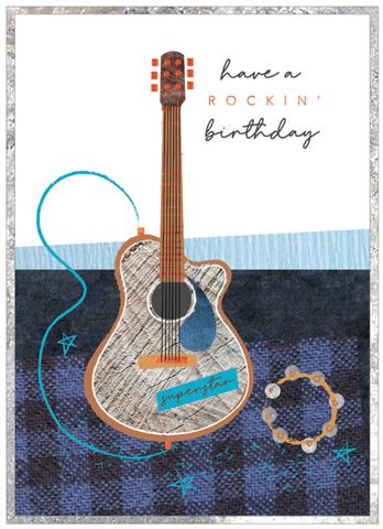 Cobalt Have A Rockin' Birthday Card