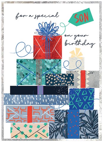 Cobalt For a Special Son Birthday Card