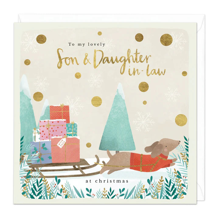 Son & Daughter in Law Christmas Card