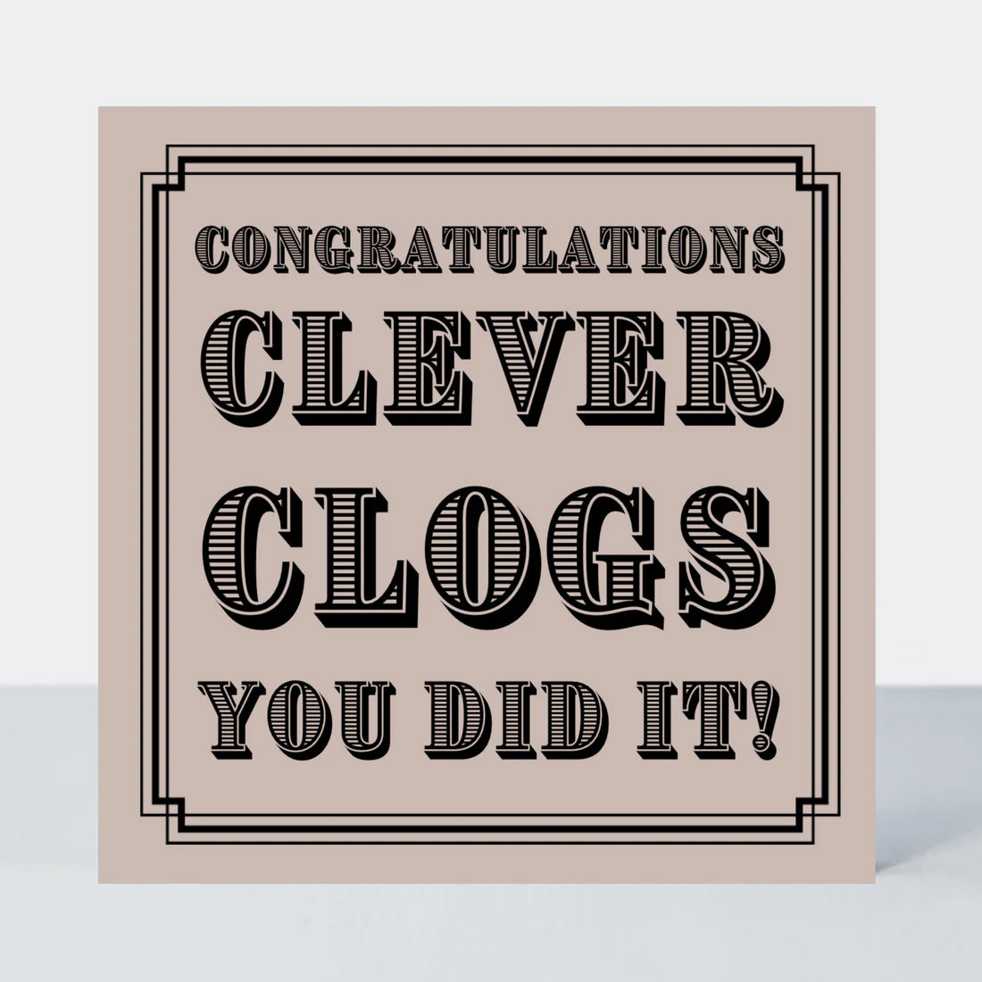 Vintage Icon Clever Clogs Card