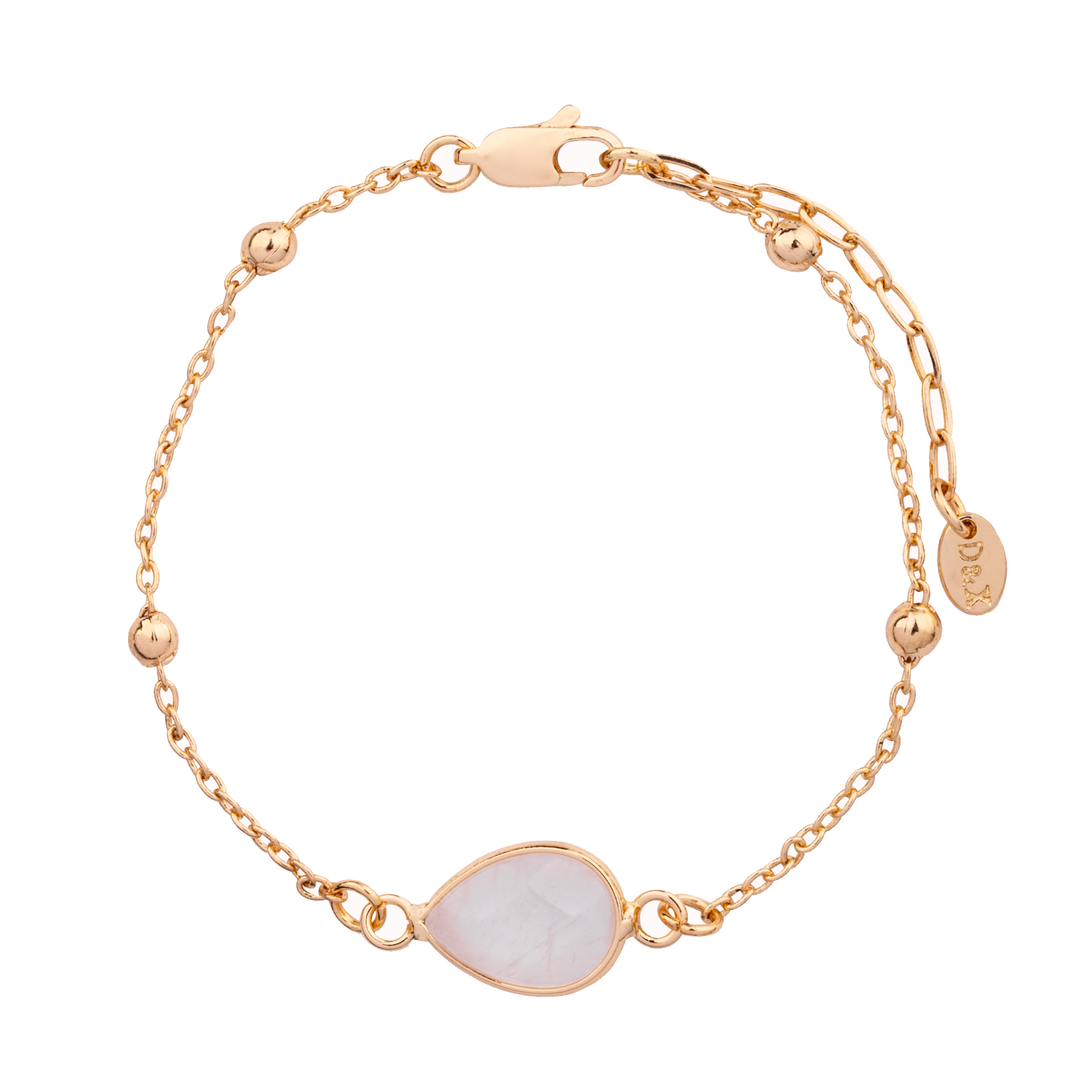 Venus Semi-precious  Moonstone Clasp Bracelet