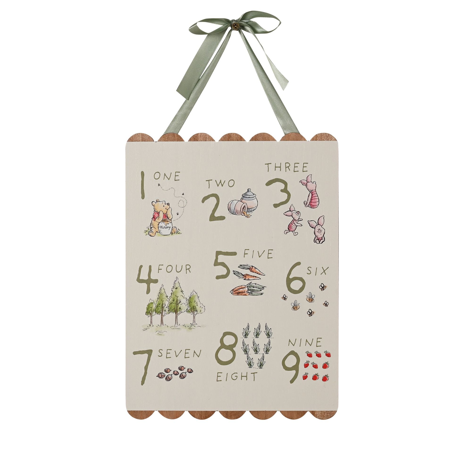 Winnie The Pooh Counting Plaque