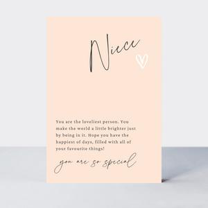Little Notes Niece Birthday Card - More Than Just a Gift | Narborough Hall