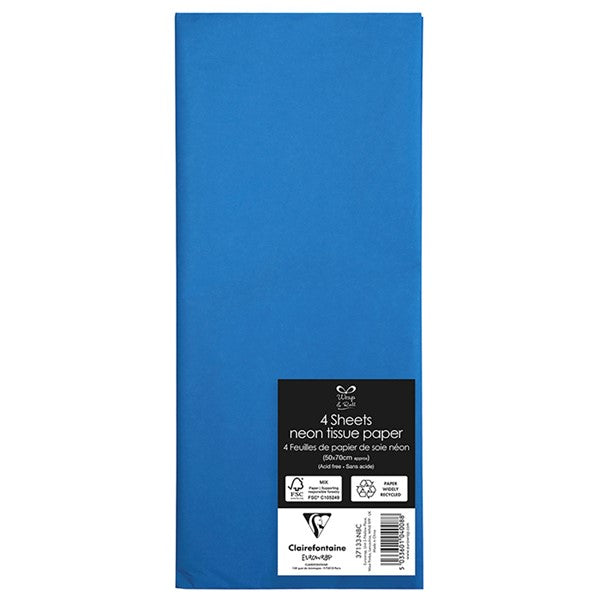 Neon Blue Tissue Paper