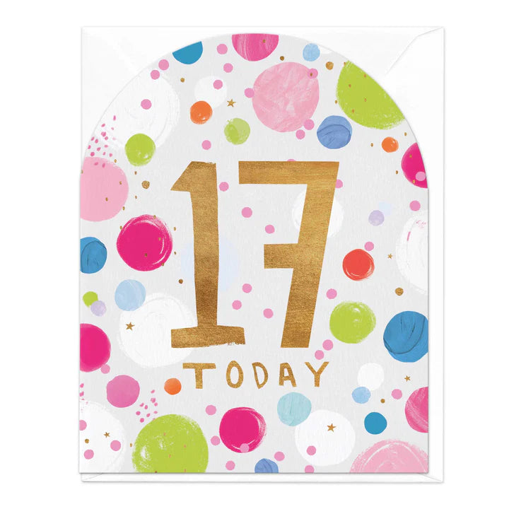 Whistlefish 17 Today Birthday Card