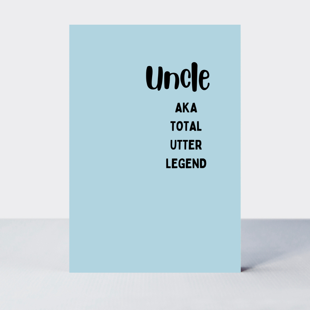 Total Legend Uncle Card