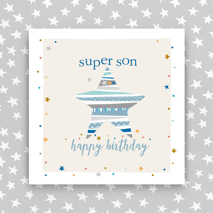 Molly Mae Super Son Happy Birthday Card