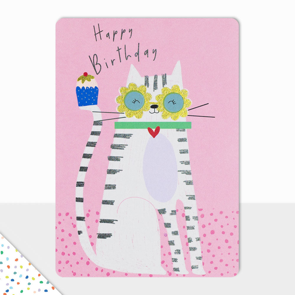 Goodies Cat Birthday Card