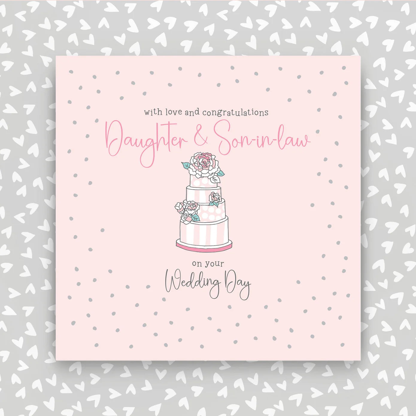 Daughter and Son-In-Law Wedding Day Card
