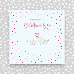 Molly Mae With lots of love on Valentine's Day Greeting Card - Two birds - More Than Just a Gift | Narborough Hall
