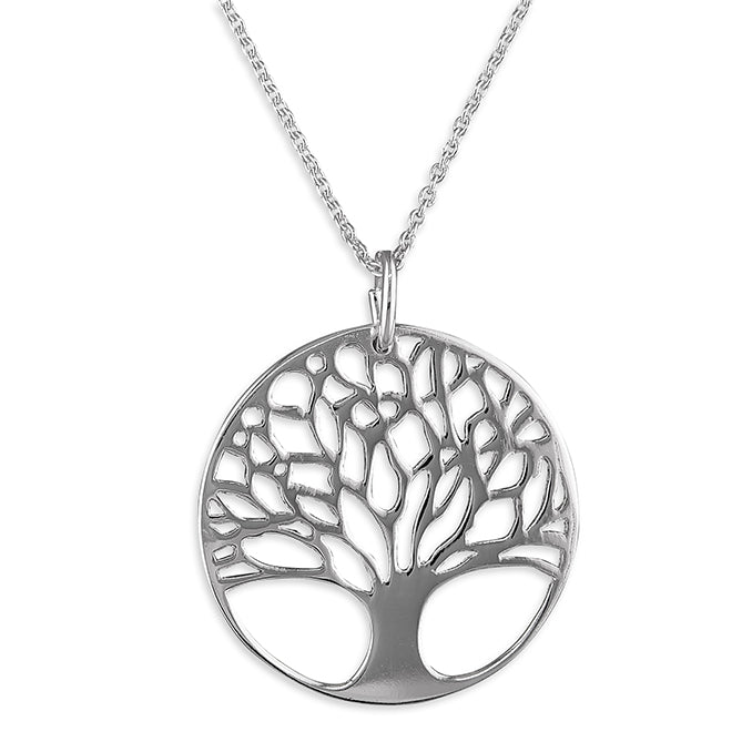 Sterling Silver Tree Of Life Necklace