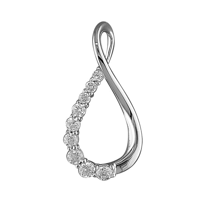 Sterling Silver Infinity Twist Necklace