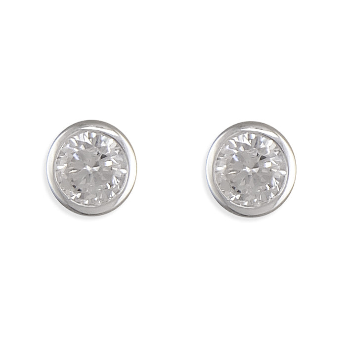 Iris & Miel Clear Crystal Stud Earrings