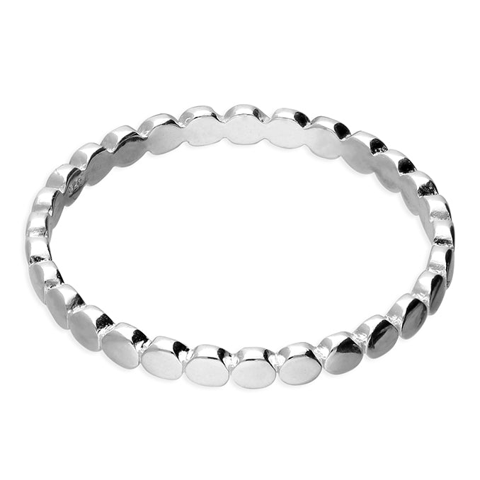 Sterling Silver Disc Ring