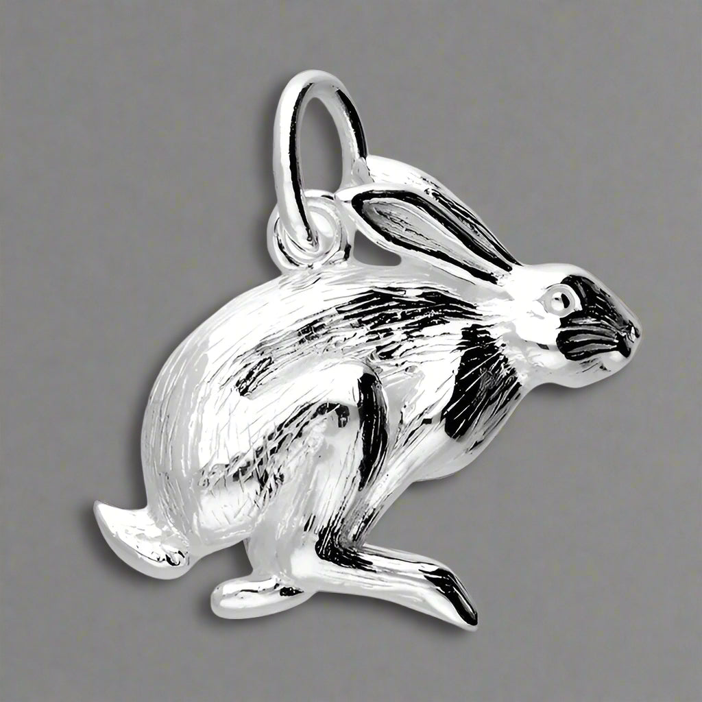 Iris & Miel Sterling Silver Hare Necklace