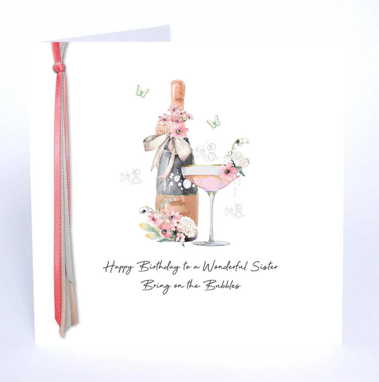 Happy Birthday to a Wonderful Sister Five Dollar Ribbons & Roses Card