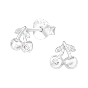 Sterling Silver Cherry Earrings - More Than Just a Gift | Narborough Hall
