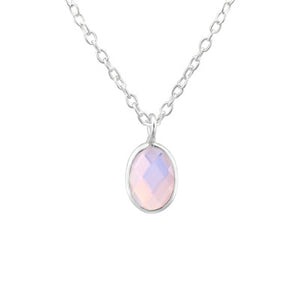 Sterling Silver Pink Opal Necklace - More Than Just a Gift | Narborough Hall