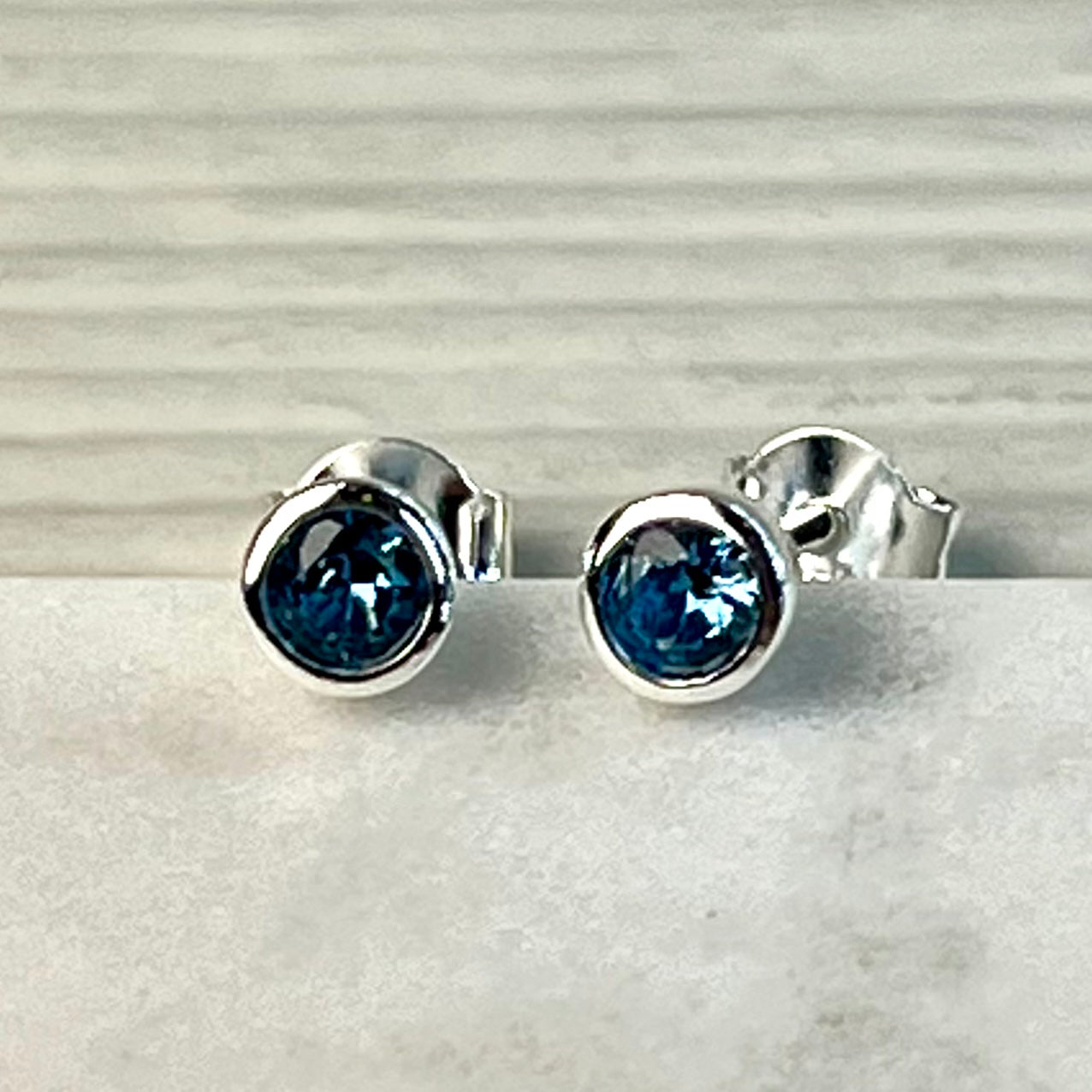 Iris & Miel Turquoise Blue Stud Earrings