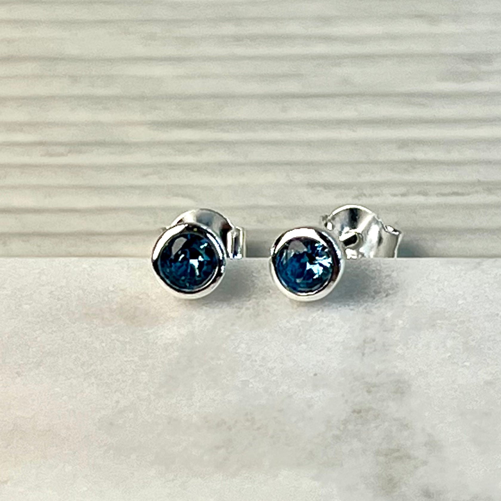 Iris & Miel Turquoise Blue Stud Earrings