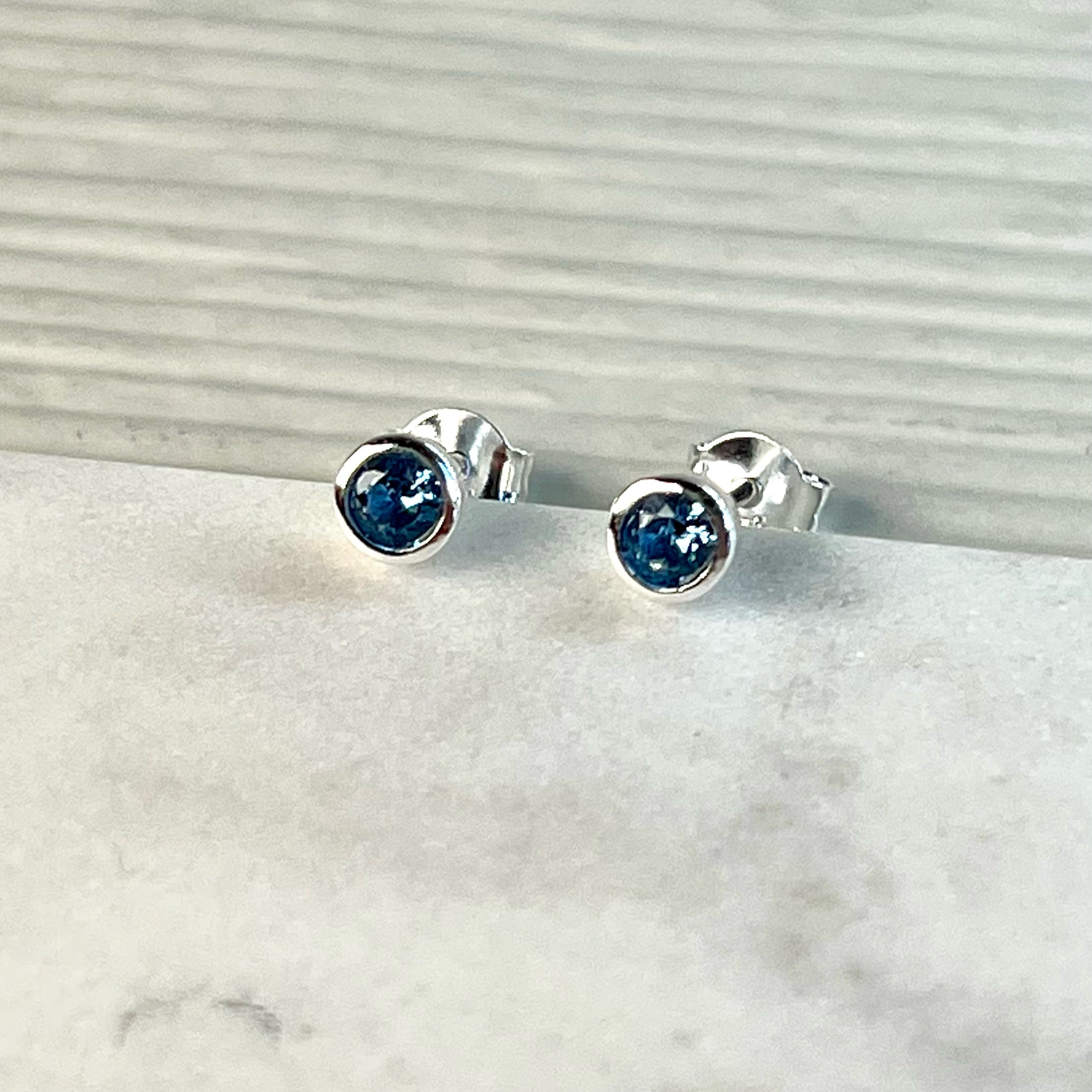 Iris & Miel Turquoise Blue Stud Earrings